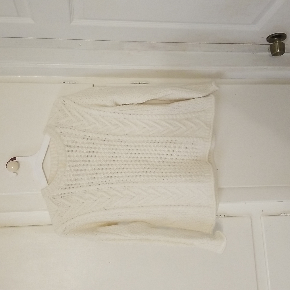 Madewell cable knit sweater